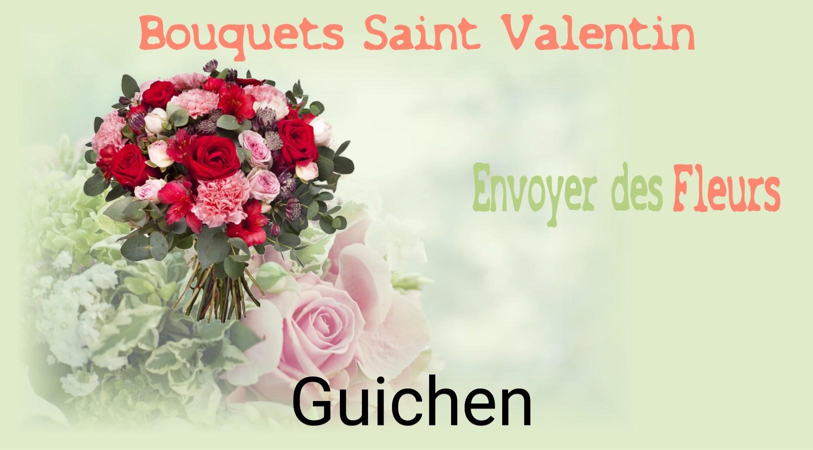 Roses de Saint-Valentin livrées à Guichen